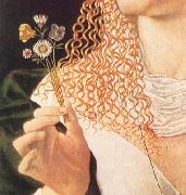 BARTOLOMEO VENETO Alleged portrait of Lucrezia Borgia Spain oil painting artist